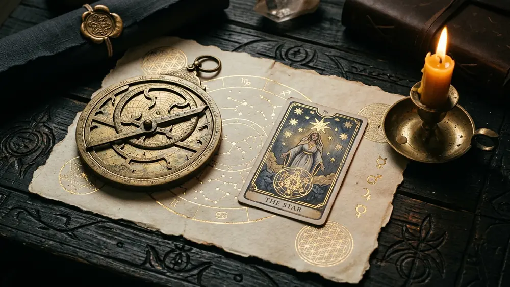 Tarot decision-making and celestial archetypes
